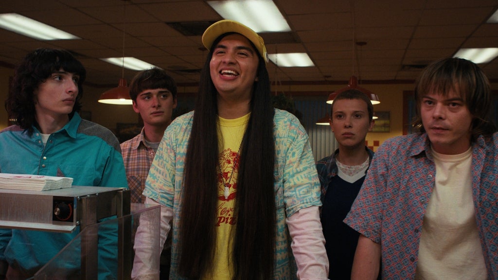 The cast of "Stranger Things" in Season 4