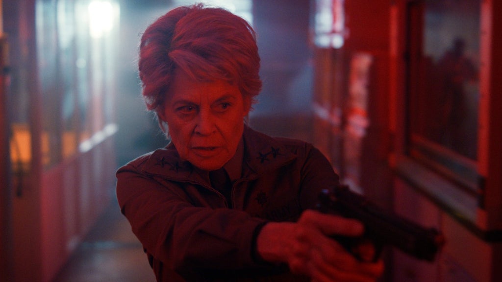 Linda Hamilton as Dr. Kay in "Stranger Things" Season 5