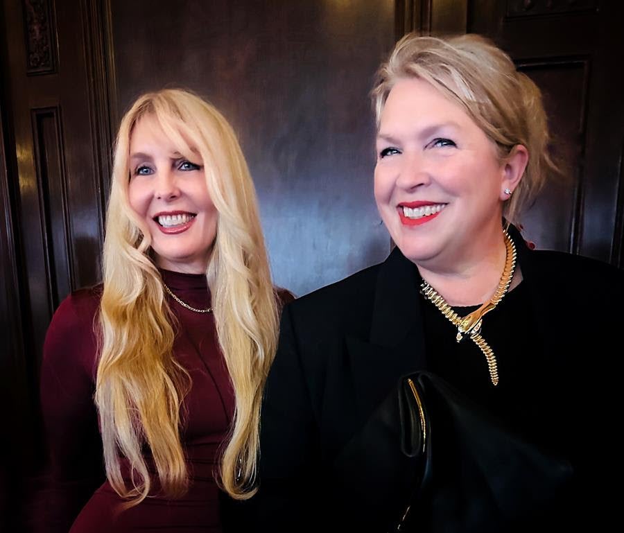 Createology founder Kathryn Vanderveen and Frankenstein costume designer Kate Hawley. Source: Kathryn Vanderveen
