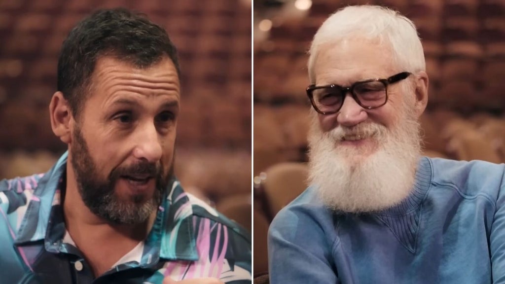 Adam Sandler on "My Next Guest Needs No Introduction with David Letterman" (Netflix)