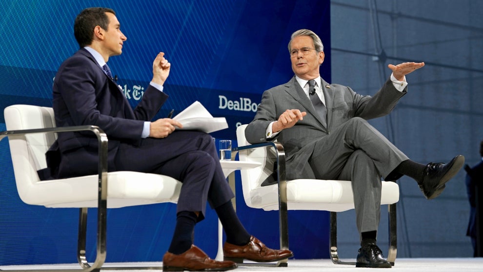 Andrew Ross Sorkin and Scott Bessent