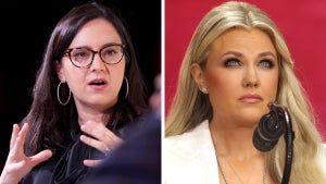 Bari Weiss and Erika Kirk (Getty Images)