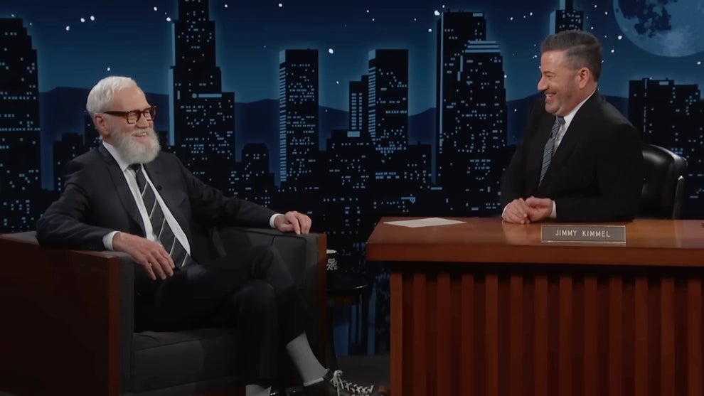 David Letterman hosts the Dec. 9, 2025 edition of "Jimmy Kimmel Live!" (ABC)