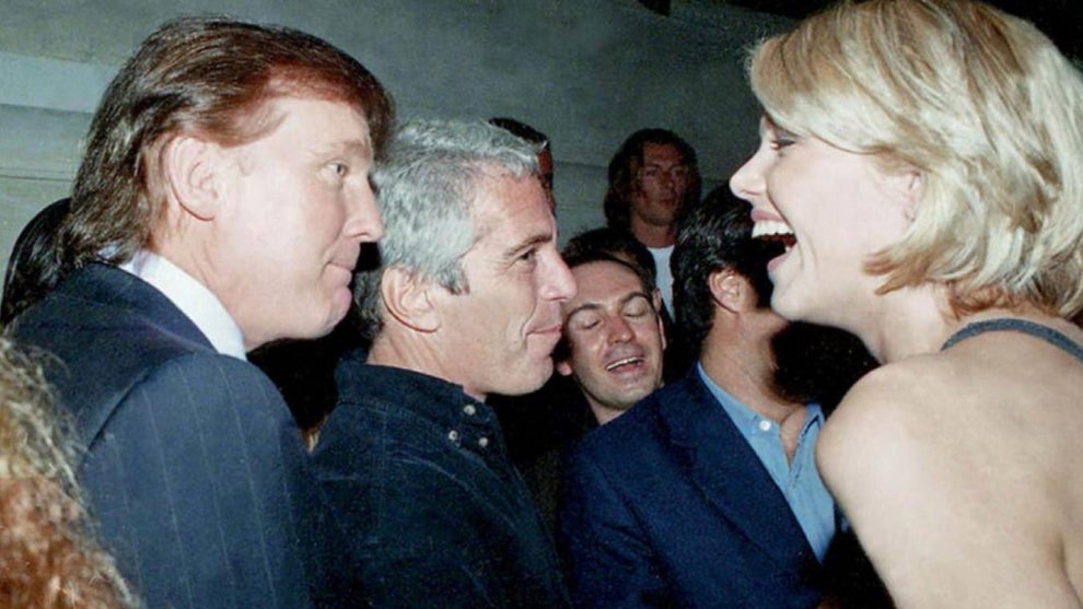 Donald Trump and Jeffrey Epstein
