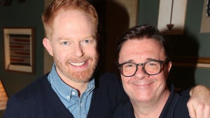 Jesse Tyler Ferguson and Nathan Lane in New York City, 2016 (Credit: Bruce Glikas/FilmMagic)