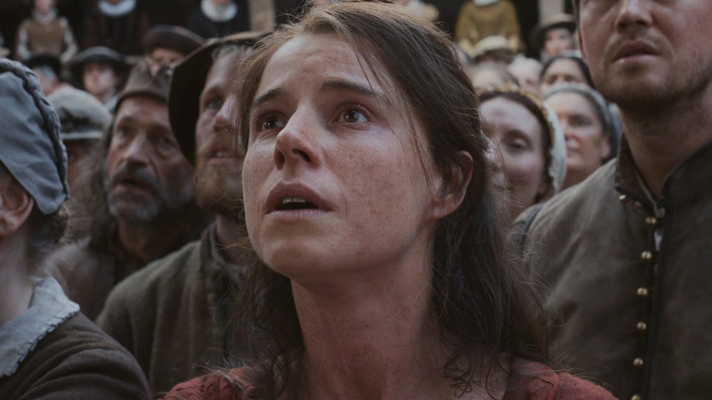 Jessie Buckley as Agnes in “Hamnet” (Focus Features)