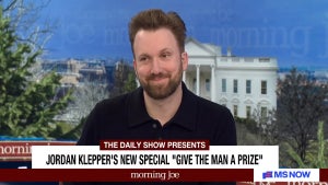 "Daily Show" host Jordan Klepper on the Dec. 8, 2025 edition of "Morning Joe" (MS NOW)