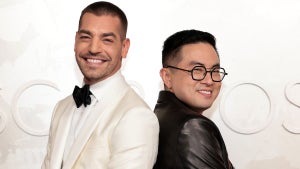 Matt Rogers and Bowen Yang attend the 97th Annual Oscars at Dolby Theatre. (Monica Schipper/Getty Images)