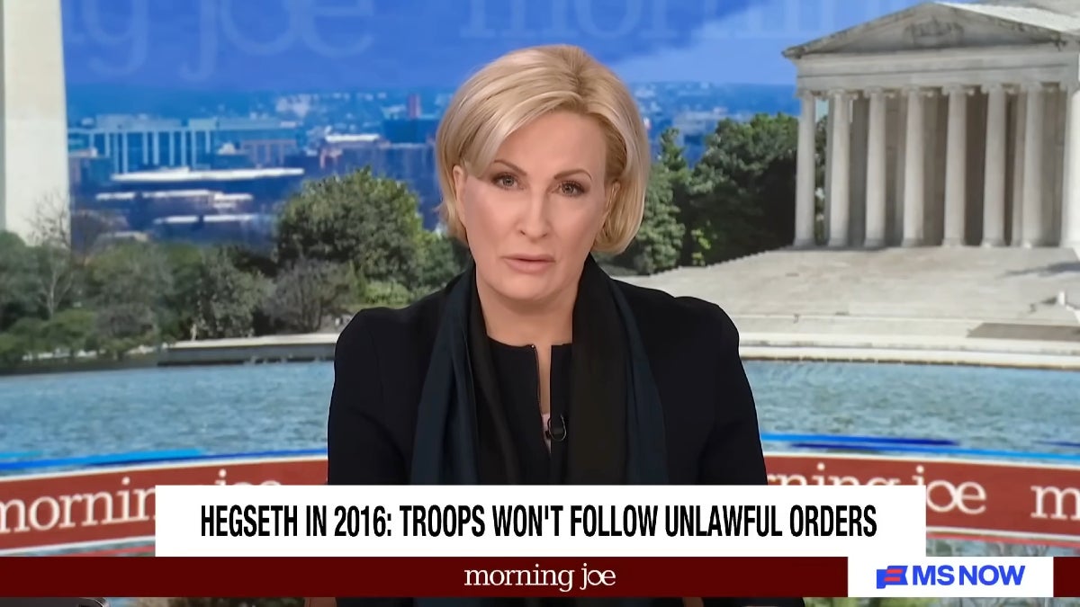 ‘Morning Joe’ Resurfaces 2016 Hegseth Clip on Illegal Military Orders: ‘He’s Changed His Tune’ | Video