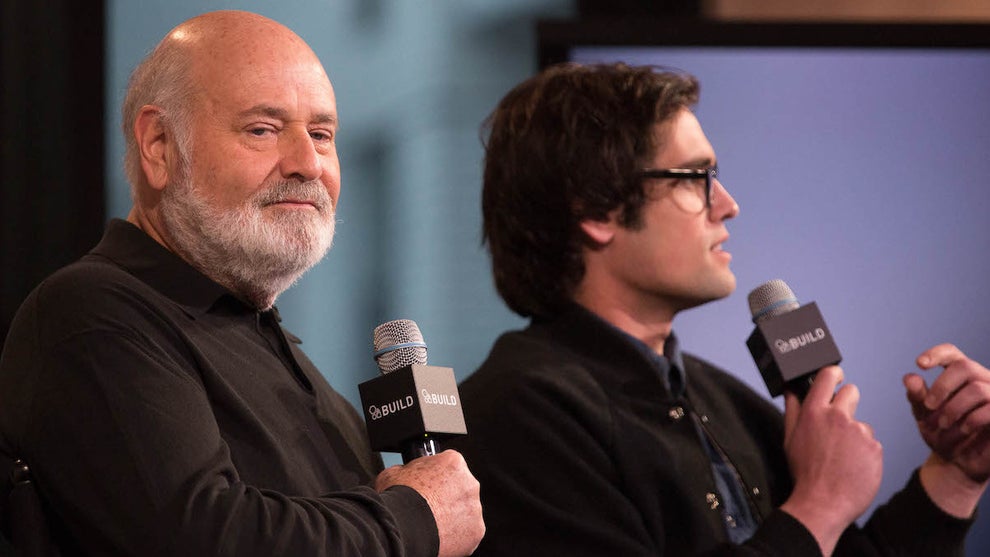 Rob Reiner and Nick Reiner discuss "Being Charlie" at AOL Studios In New York City on May 4, 2016. (Credit: Adela Loconte/WireImage)