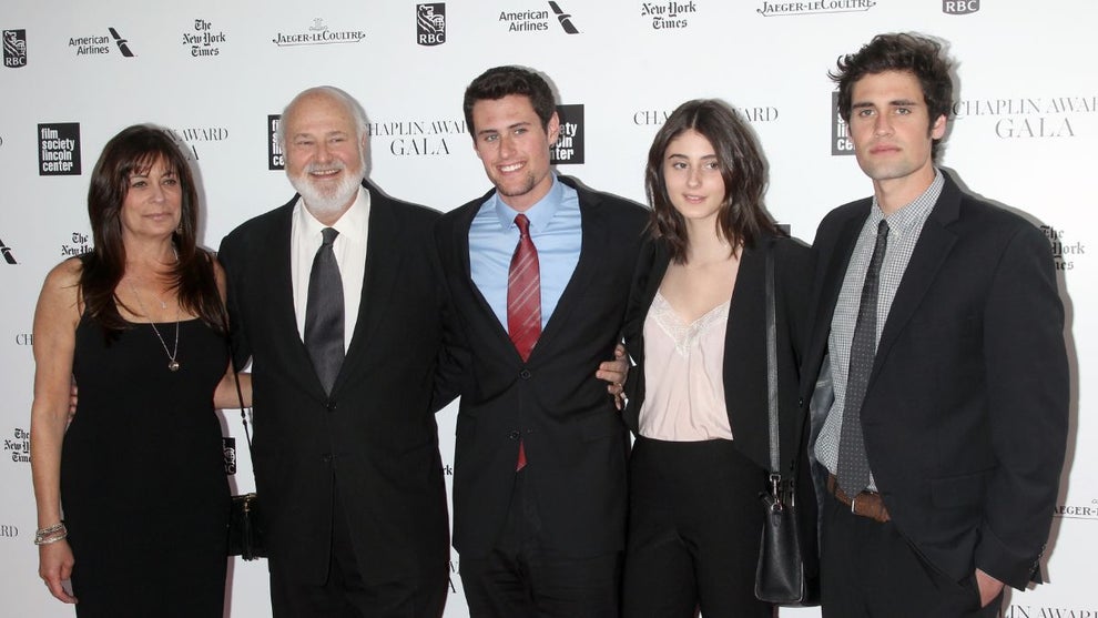Rob Reiner poses with family at the 41st Annual Chaplin Award Gala at Avery Fisher Hall at Lincoln Center for the Performing Arts on April 28, 2014 in New York City. (Credit: Jim Spellman/WireImage)