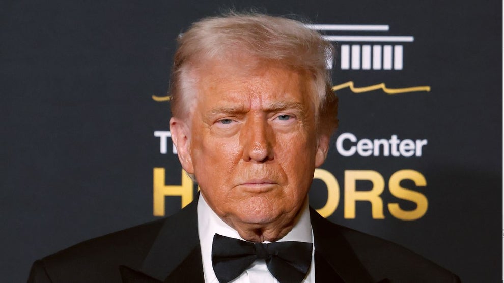 President of the United States Donald J. Trump attends the 2025 Kennedy Center Honors at The Kennedy Center (Credit: Taylor Hill/FilmMagic)