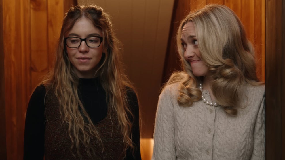 Sydney Sweeney and Amanda Seyfried in "The Housemaid" (Credit: Lionsgate)