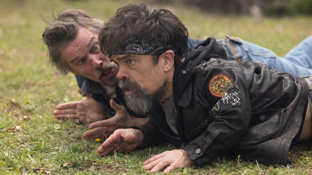 Ethan Hawke and Peter Dinklage in "The Lowdown" Season 1, Episode 5 (FX)