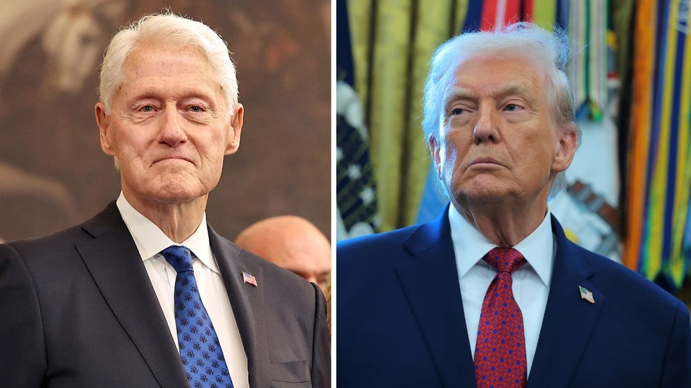 Bill Clinton, Donald Trump (Credit: Getty Images)