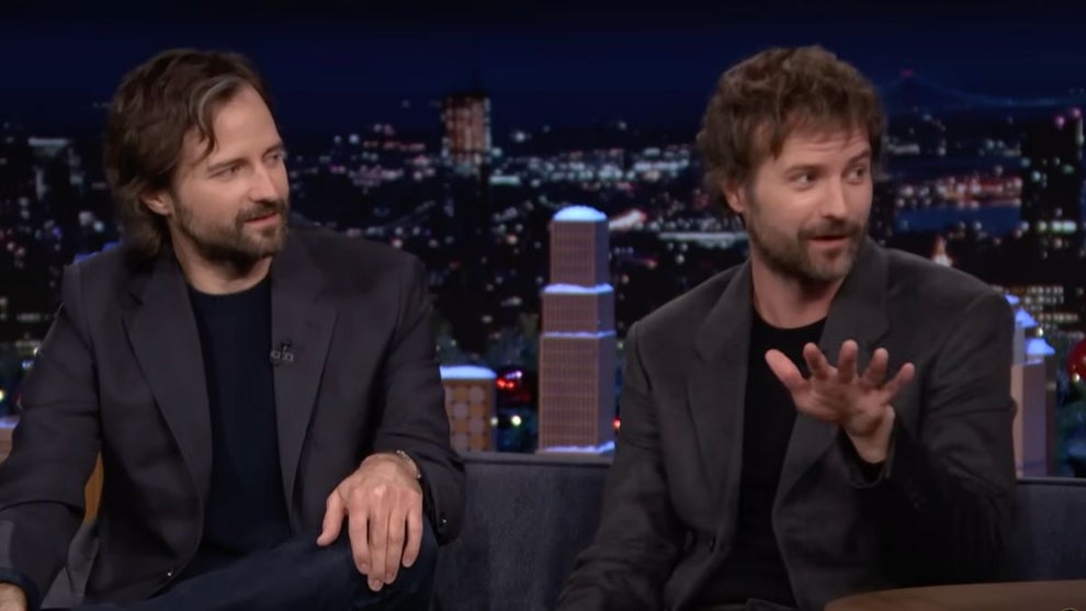 Matt and Ross Duffer on "The Tonight Show" (NBC/YouTube screenshot)