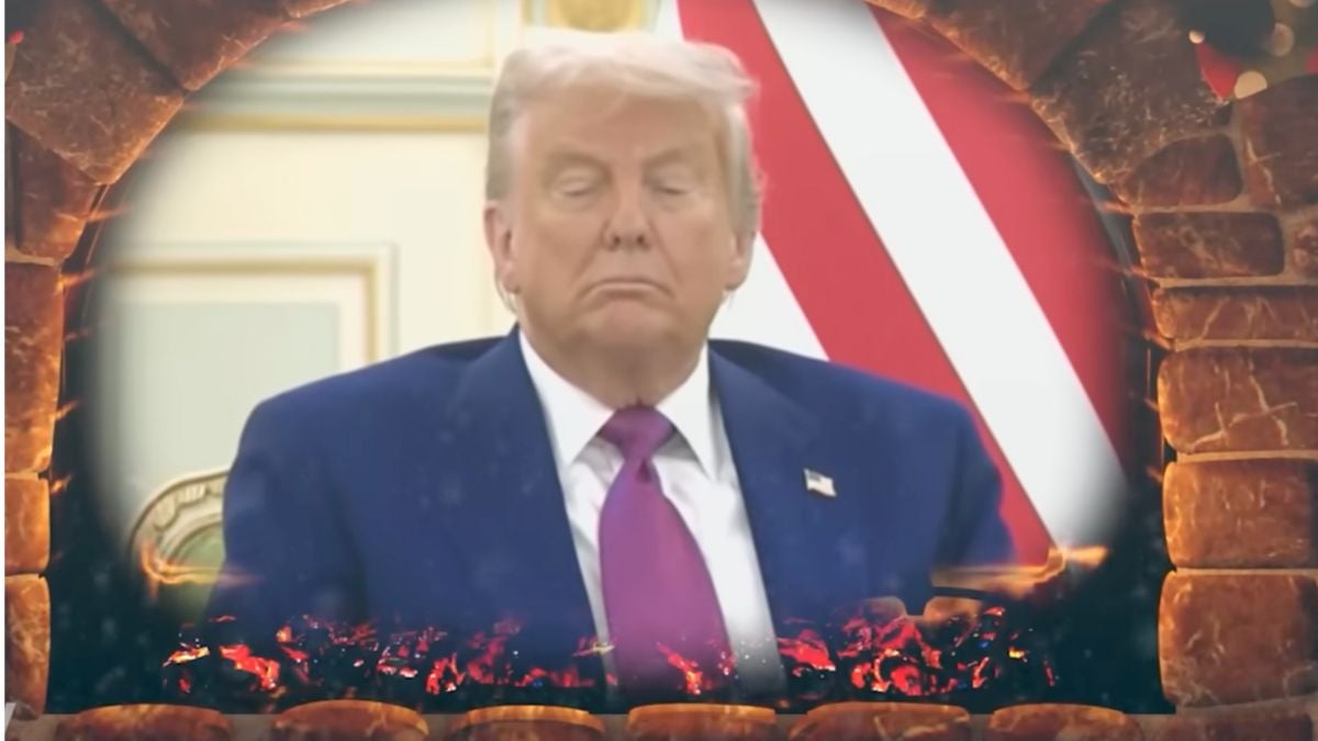 ‘The Daily Show’ Roasts Trump With Christmas Yule Log Montage of President Sleeping on the Job | Video