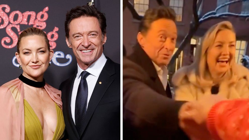 Hugh Jackman, Kate Hudson (Getty Images/X post)