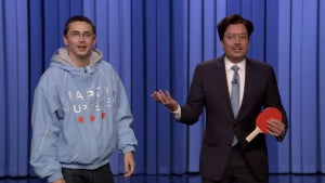 Timotheé Chalamet and Jimmy Fallon on "The Tonight Show" (NBC/YouTube screenshot)