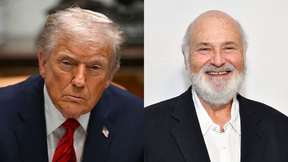 President Donald Trump and Rob Reiner (Andrew Caballero-Reynolds/AFP/Dia Dipasupil/Getty Images)