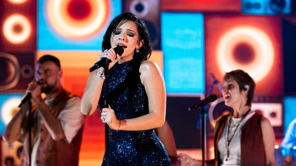 Ángela Aguilar performs at "A Grammys Celebration of Latin Music"