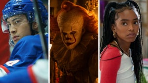 From left to right: "Heated Rivalry," "IT: Welcome to Derry" and "Forever"