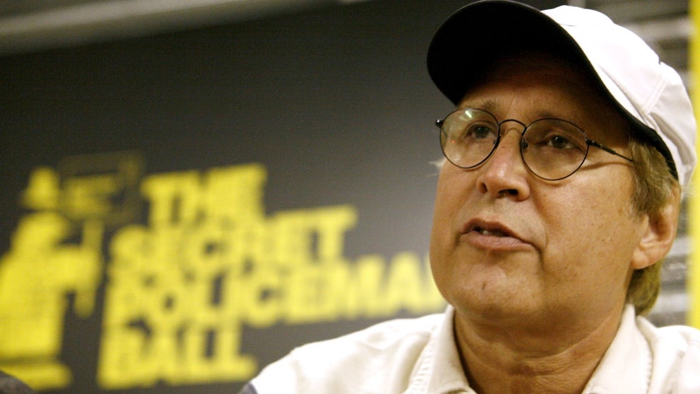 Chevy Chase during Amnesty International's "The Secret Policeman's Ball" Press Conference at Drill Hall in London, Great Britain