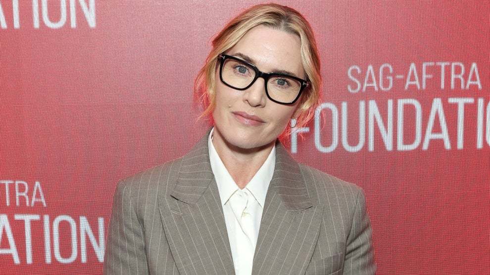 Kate Winslet attends the SAG-AFTRA Foundation Conversations "Goodbye June" screening and conversation at SAG-AFTRA Foundation Robin Williams Center on December 08, 2025 in New York City