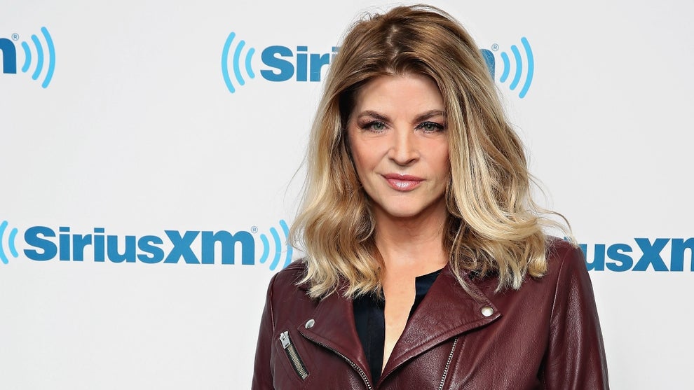 Actress Kirstie Alley visits the SiriusXM Studios on January 6, 2016 in New York City
