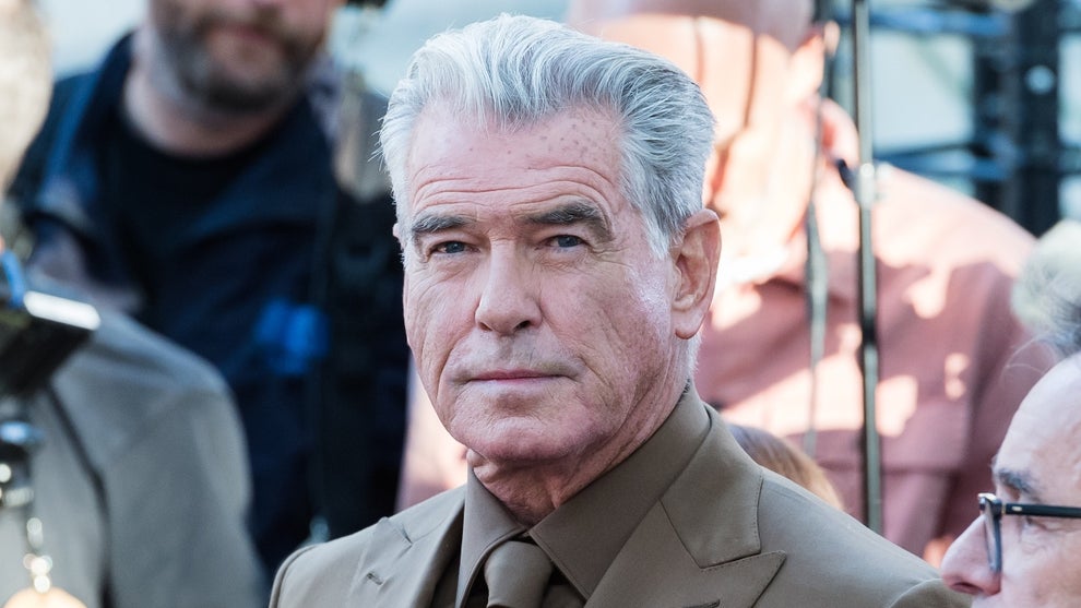 Pierce Brosnan attends the UK premiere of 'The Thursday Murder Club' in Leicester Square Gardens in London, United Kingdom on August 21, 2025