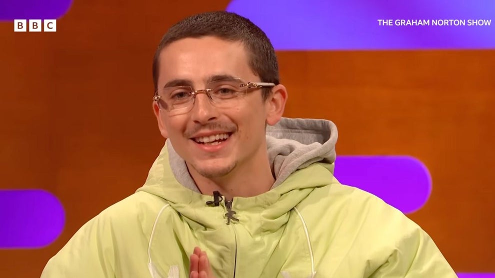 Timothée Chalamet on "The Graham Norton Show" ("The Graham Norton Show"/YouTube screenshot)