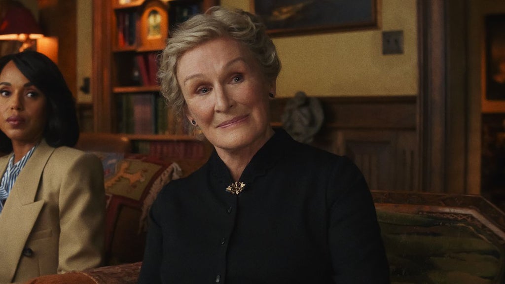 Glenn Close as Martha Delacroix in "Wake Up Dead Man: A Knives Out Mystery" (Netflix)