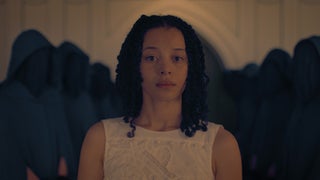 Chase Infiniti Suits Up in First Look at ‘Handmaid’s Tale’ Spinoff ‘The Testaments’ | Photos