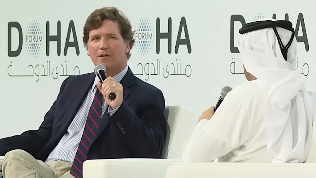 Tucker Carlson Says He Plans to Buy Home in Doha, Defends Qatar Hosting Hamas: ‘I’m an American … I’ll Be Wherever I Want’ | Video