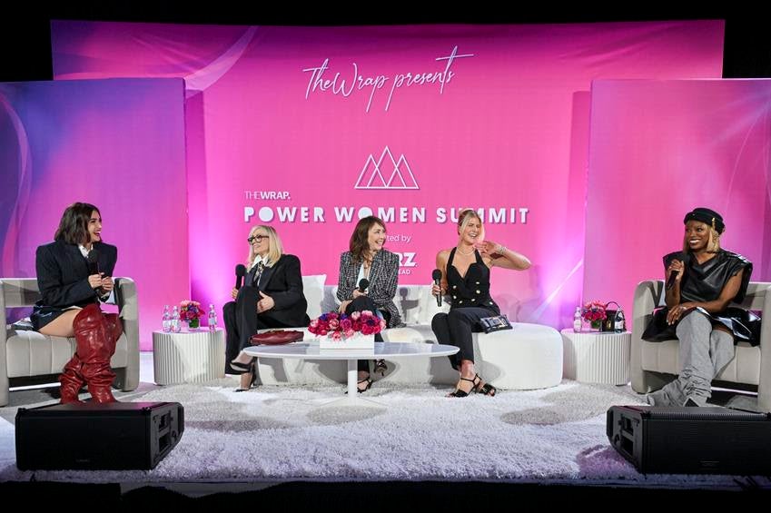 The New Power Women: On Screen and in the Wild presented by South Coast Plaza at TheWrap's 2025 Power Women Summit with All's Fair actress Judith Light, Hacks costume designer Kathleen Felix-Hager, comedian Yvonne Orji and more. Source: TheWrap