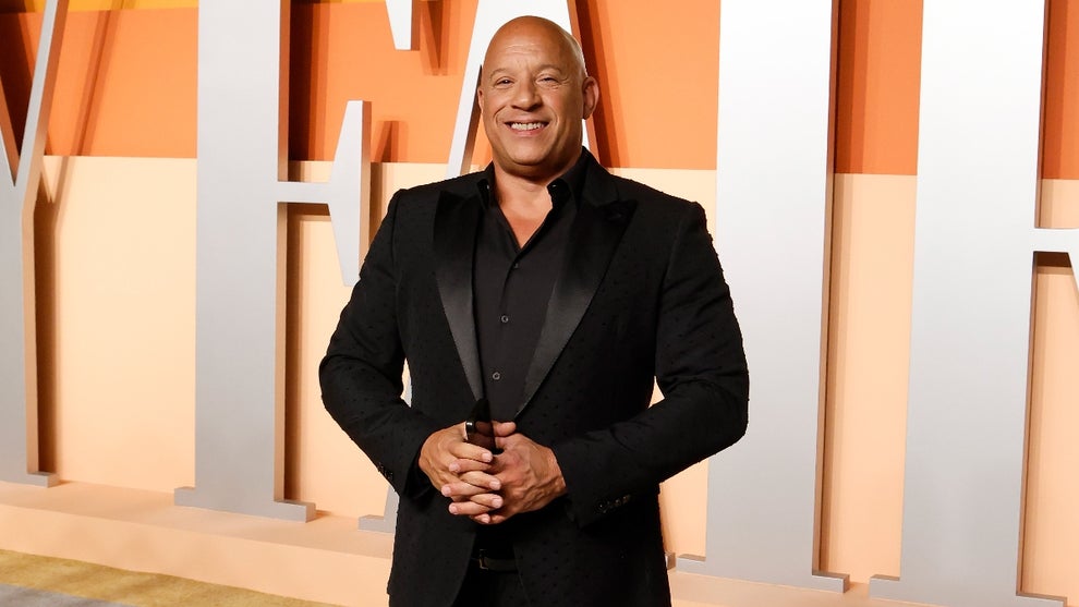Vin Diesel attends the 2025 Vanity Fair Oscar Party hosted by Radhika Jones at Wallis Annenberg Center for the Performing Arts on March 02, 2025 in Beverly Hills, California