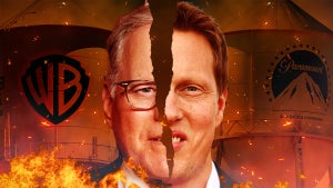 Warner Bros. Discovery CEO David Zaslav and Paramount CEO David Ellison (Getty Images/Chris Smith for TheWrap)