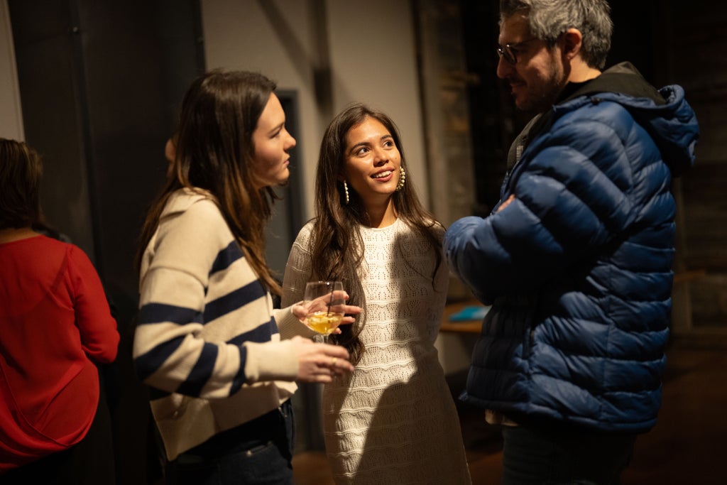 Sara Spain, sport reporter, Franco Campos-Lopez, filmmaker, Xiye Bastida, climate activist