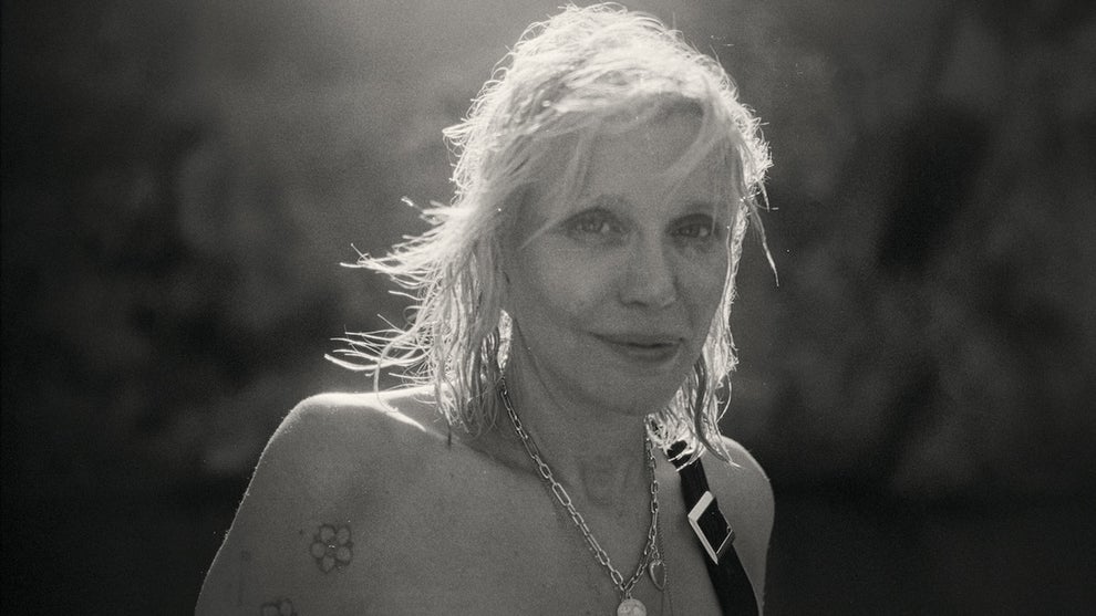 Courtney Love appears in Antiheroine by Edward Lovelace and James Hall, an official selection of the 2026 Sundance Film Festival. Courtesy of Sundance Institute | photo by Edward Lovelace