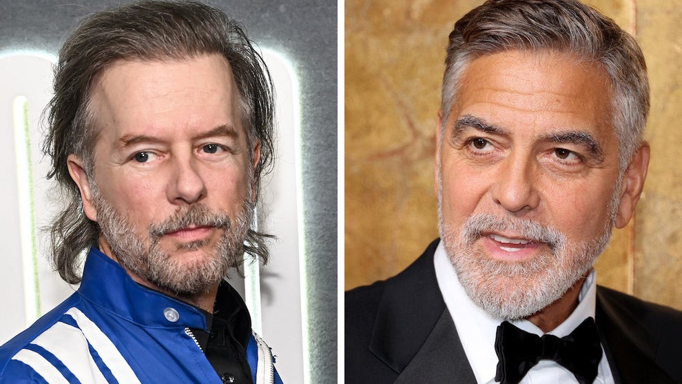 David Spade and George Clooney