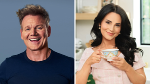 Gordon Ramsay and YouTuber Rosanna Pansino are among Fox Entertainment's culinary creator talent. (Fox)