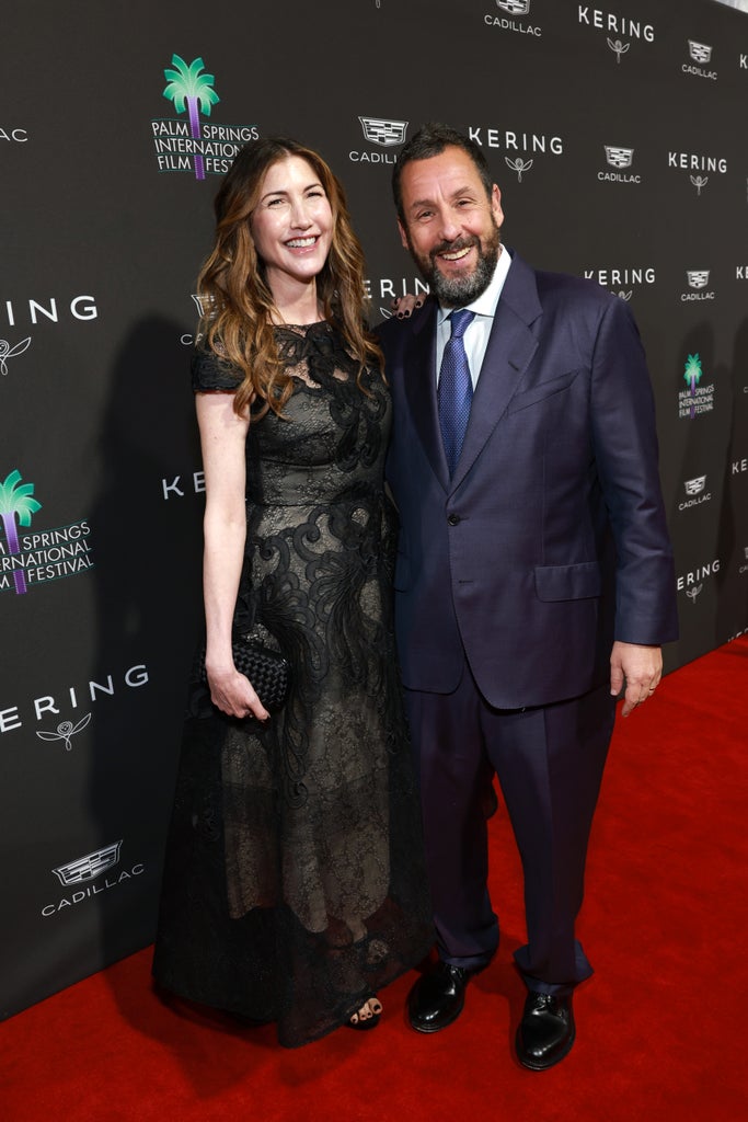 Jackie Sandler and Adam Sandler