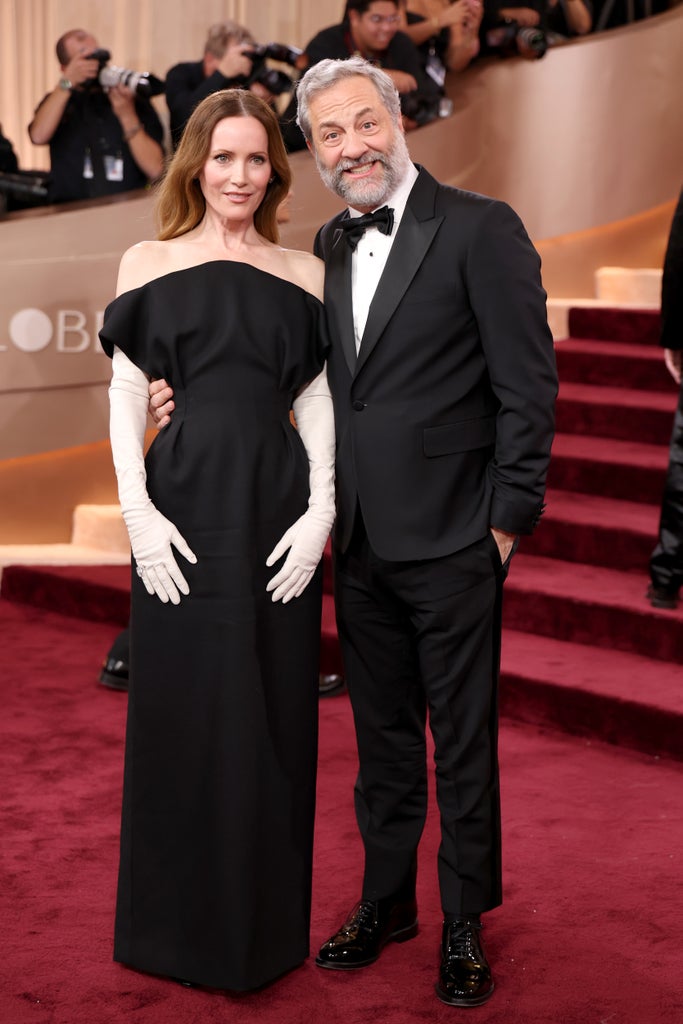 Leslie Mann and Judd Apatow