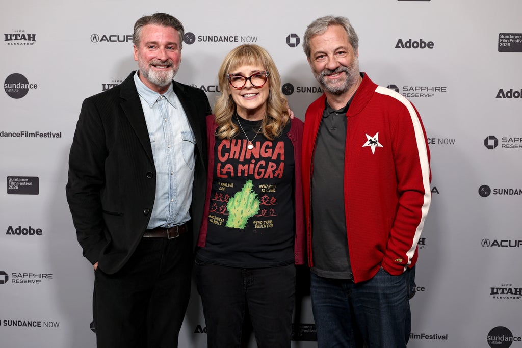 Neil Berkeley, Maria Bamford and Judd Apatow 