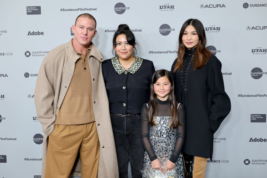 Channing Tatum, Beth de Araújo, Mason Reeves, and Gemma Chan 