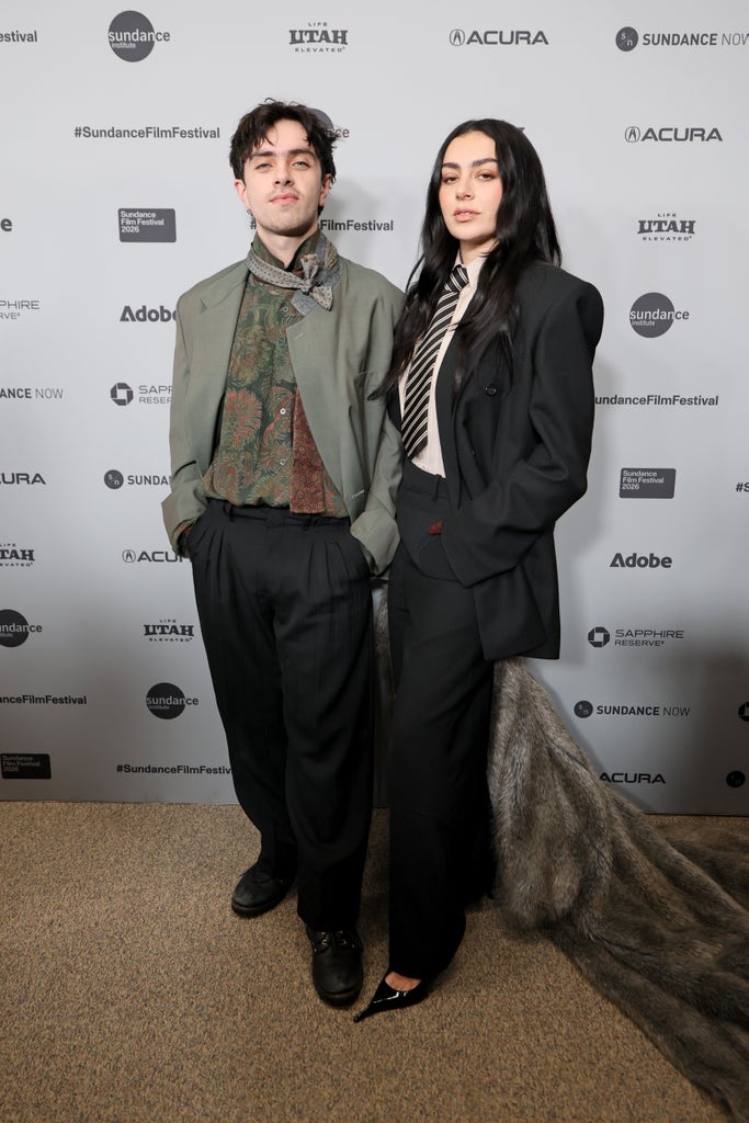 Aidan Zamiri and Charli XCX 