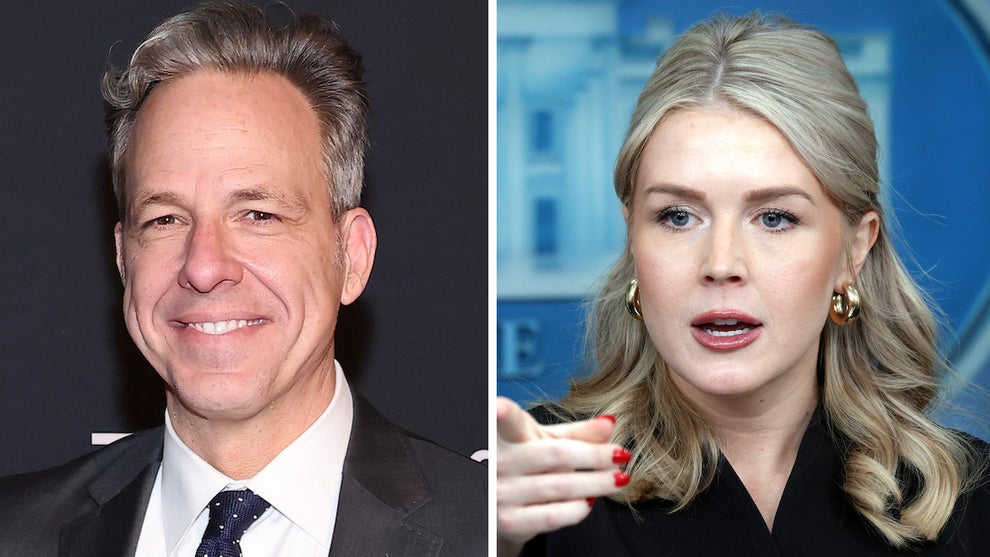 CNN host Jake Tapper and Press Secretary Karoline Leavitt (Getty Images)