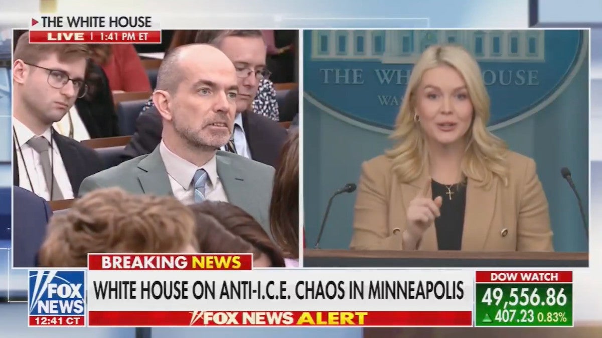 Karoline Leavitt Melts Down Over Renee Good Question: ‘You’re a Left-Wing Hack’ | Video