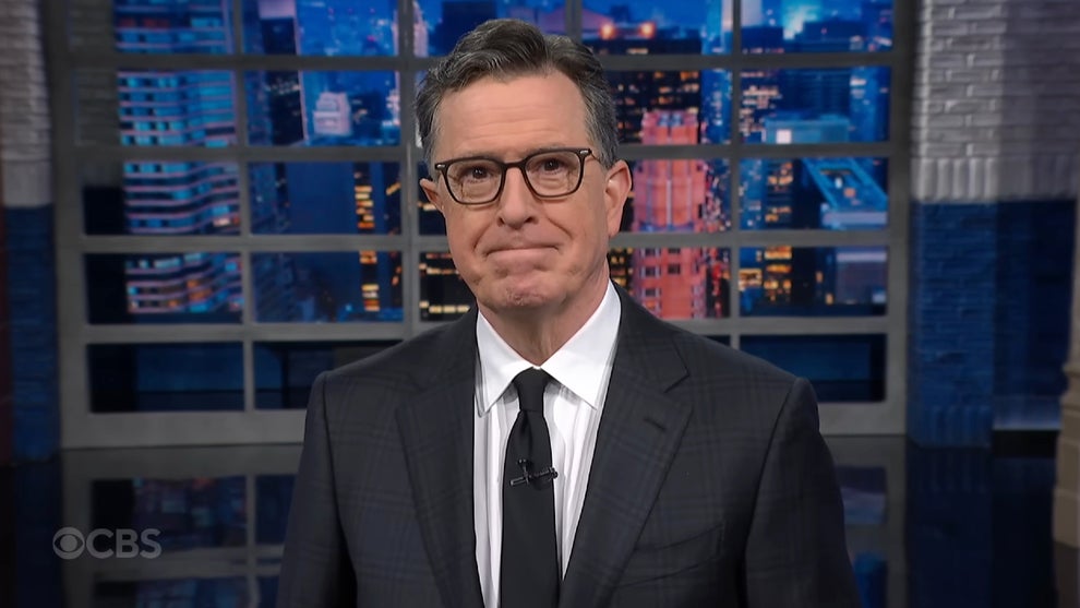 Stephen Colbert hosts the Jan. 5, 2025 edition of "The Late Show" (CBS)