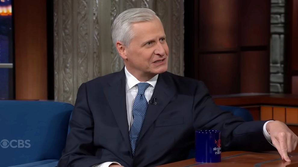 Biographer Jon Meacham appears on the Jan. 15, 2026 edition of "The Late Show with Stephen Colbert" (Credit: CBS)